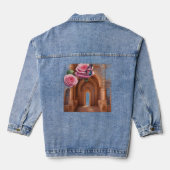 Comfortabele kleding voor elke gelegenheid" denim jacket (Achterkant)