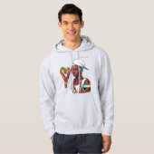 Comfortabele kleding voor elke gelegenheid" hoodie (Voorkant volledig)