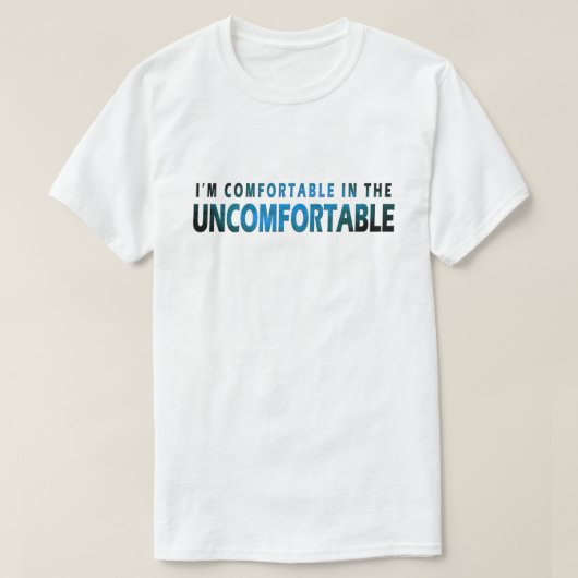 Comfortabele overhemden t-shirt (Design voorkant)