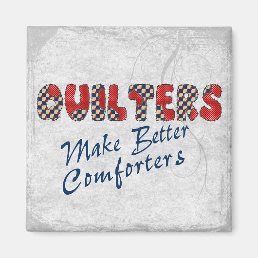 Comfortabele Quilters Magneet (Voorkant)