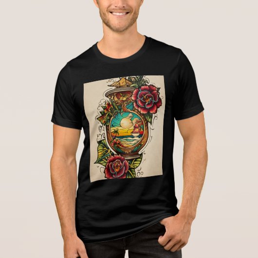 Comfortabele & stijlvolle Bella+Canvas Tri-Blend Tri-Blend Shirt (Voorkant)