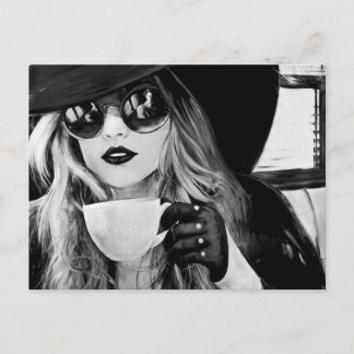 Comfortabele stilte briefkaart