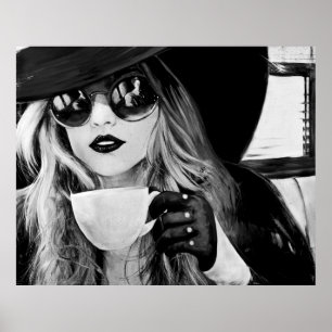 Comfortabele stilte poster