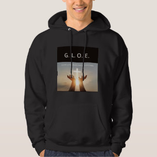 Comfortabele zwarte motivatie hoes hoodie
