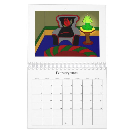 Comfortable Chairs agenda Kalender (Feb 2026)