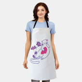 Comfortable & custom design cooking apron for both schort (Gedragen)