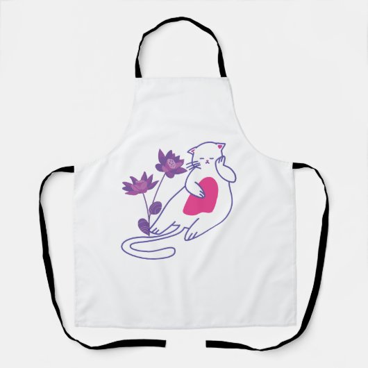 Comfortable & custom design cooking apron for both schort (Voorkant)