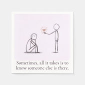 Comforting, Inspirational and Uplifting Quote Servet (Voorkant)