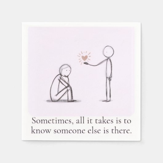 Comforting, Inspirational and Uplifting Quote Servet (Voorkant)