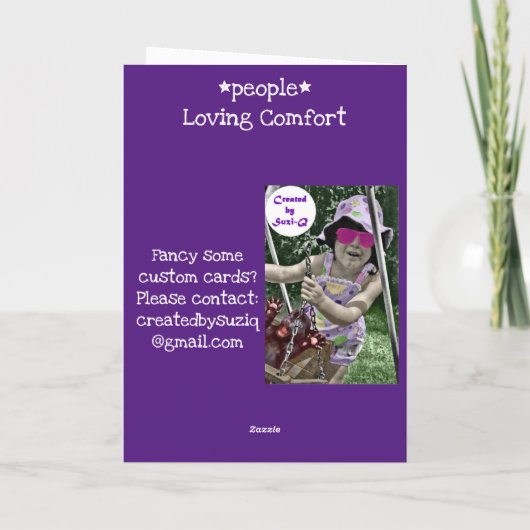 Comfortkaart met verlies kaart (Achterkant)