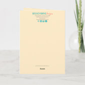 Comfort's Flight Butterflies Sympathy Card Kaart (Achterkant)