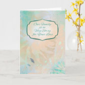 Comfort's Flight Butterflies Sympathy Card Kaart (Gele Bloem)