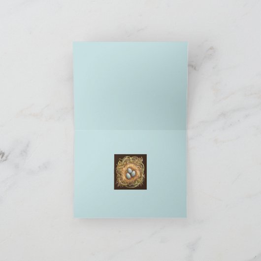 comfortzone nest dank u notiecard bedankkaart (Binnen)