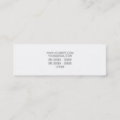 Comfrey Elegante Mini Visitekaartje (Achterkant)