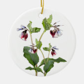 Comfrey. Keramisch Ornament (Voorkant)
