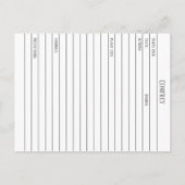 Comfrey Materia Medica Herbal Study Plant Kaart (Achterkant)