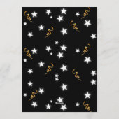 Comfy and Cozy New Year's Eve Party Invitation Kaart (Achterkant)