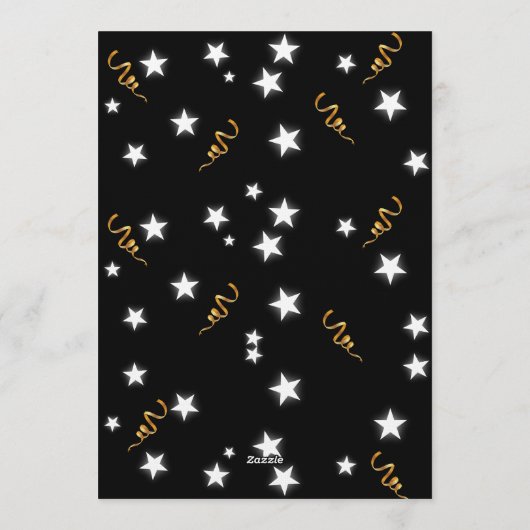 Comfy and Cozy New Year's Eve Party Invitation Kaart (Achterkant)