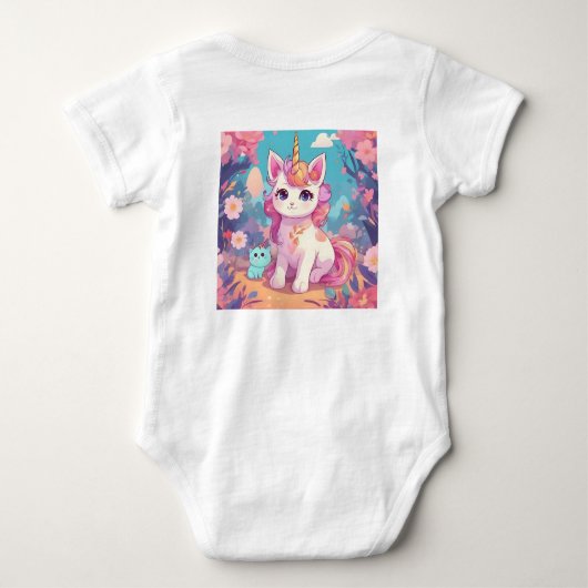 Comfy Casual Baby Outfit Romper (Achterkant)