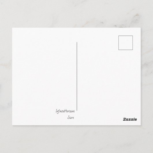 Comfy Chihuahua Briefkaart (Achterkant)