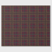 Comfy Cosy Christmas Organic Plaid Cadeaupapier (Vlak)