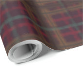 Comfy Cosy Christmas Organic Plaid Cadeaupapier (Rol Hoek)