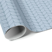 Comfy Cozy Brei Trui Inpakpapier - Blauw (Rol Hoek)