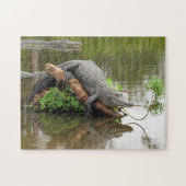 Comfy Cozy Gator Puzzle Legpuzzel (Horizontaal)