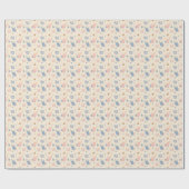 Comfy Cozy Winter Kerstcadeaupapier - Pastel Cadeaupapier (Vlak)
