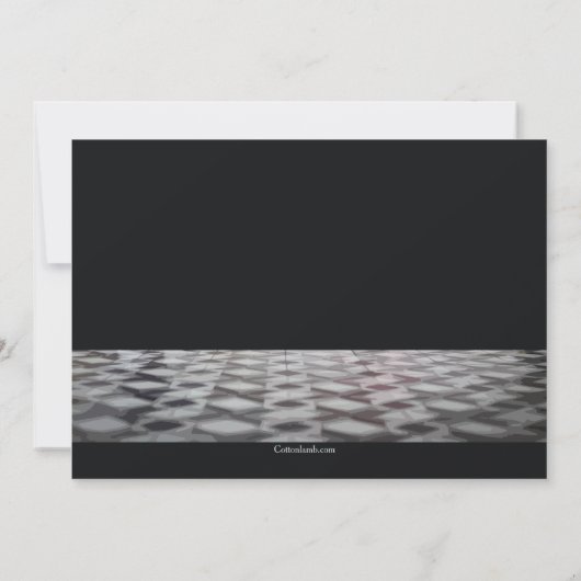 Comfy Feet Rehearsal Dinner Invitation Kaart (Achterkant)