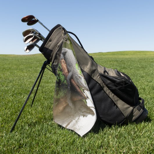 Comfy Gator - Alligator - Golf Towel Golfhanddoek (Groen)