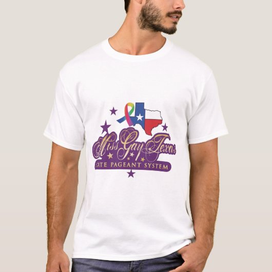 Comfy Miss Gay Texas State Pageant System Shirt (Voorkant)