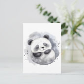 Comfy Panda Briefkaart (Staand voorkant)