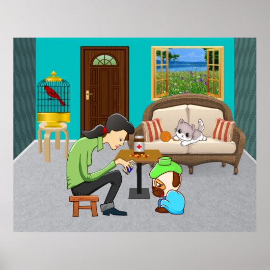 ComfyPaws Poster (Voorkant)