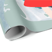 Comic art girl in het bos cadeaupapier (Rol Hoek)