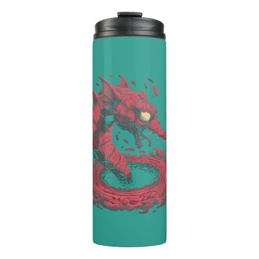 Comic Art Zee Monster Tumbler Thermosbeker (Voorkant)