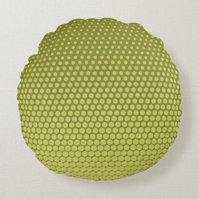 Comic background. Halftone dotted retro pattern wi Rond Kussen (Voorkant)