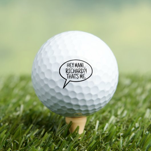 Comic Balloon Custom Golfer Alone Lost Ball Golfballen (Insitu Shirt)