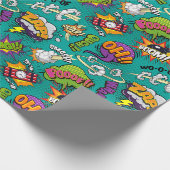 Comic Bellen Cadeaupapier (Hoek)