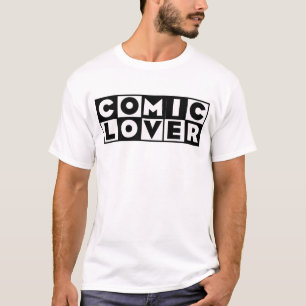 Comic Boek Liefhebber Stout Ontwerp T-shirt