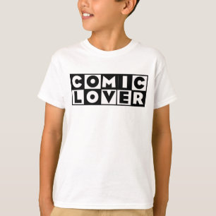 Comic Boek Liefhebber Vet Ontwerp T-shirt
