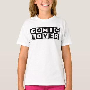 Comic Boeken Liefhebber Stout Ontwerp T-shirt