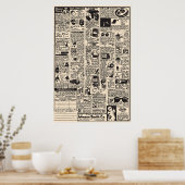 Comic Book Adds Poster (Keuken)