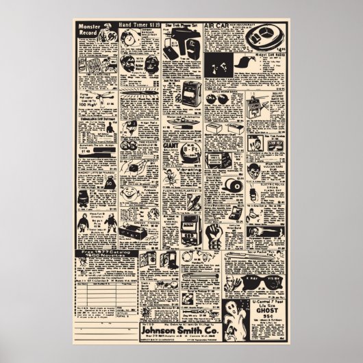 Comic Book Adds Poster (Voorkant)