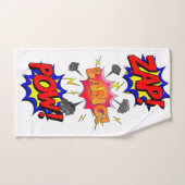 Comic Book Art Pop op maat Bad Handdoek (Handdoek)