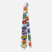 Comic Book Art Pop Stropdas (Voorkant)