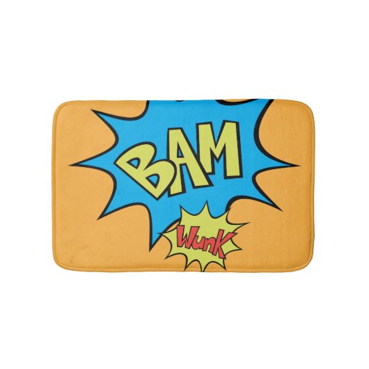 Comic Book "Bam"-ballon Badmat (Voorkant)