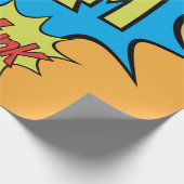 Comic Book "Bam"-ballon Cadeaupapier (Hoek)