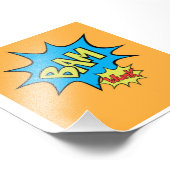 Comic Book "Bam"-ballon Foto Afdruk (Hoek)