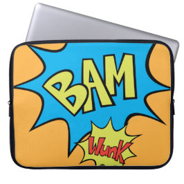 Comic Book "Bam"-ballon Laptop Sleeve